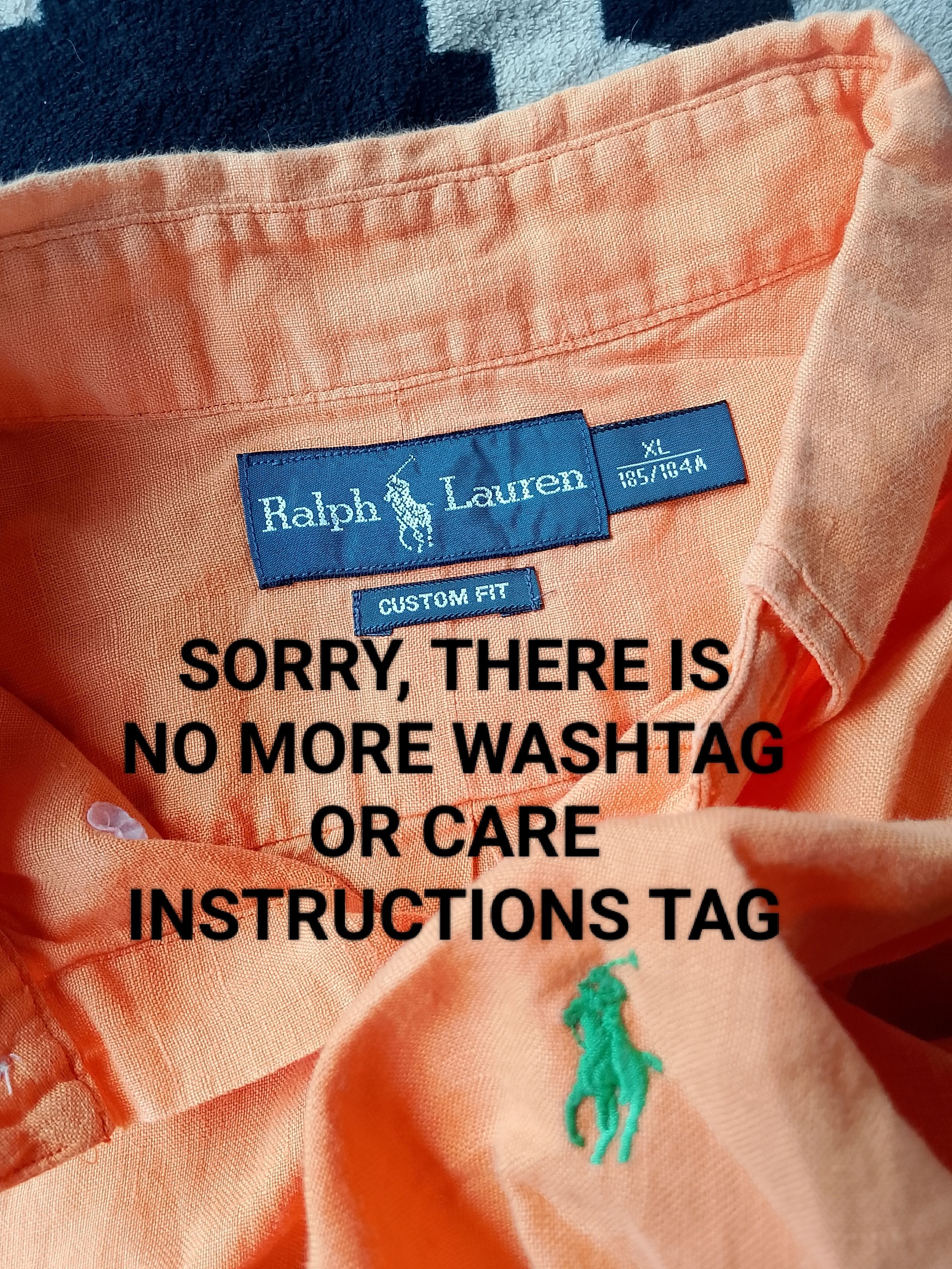Ralph Lauren Vintage Rare Ralph Lauren Peach Linen Hibiscus High-Summer Size US XL / EU 56 / 4 - 6 Thumbnail