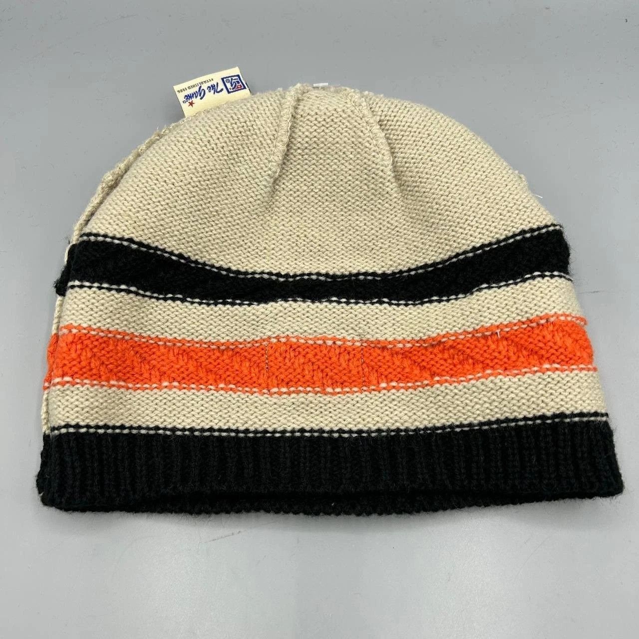 The Game Oklahoma State Cowboys Hat Men Tan Black The Game Beanie Size ONE SIZE - 4 Thumbnail