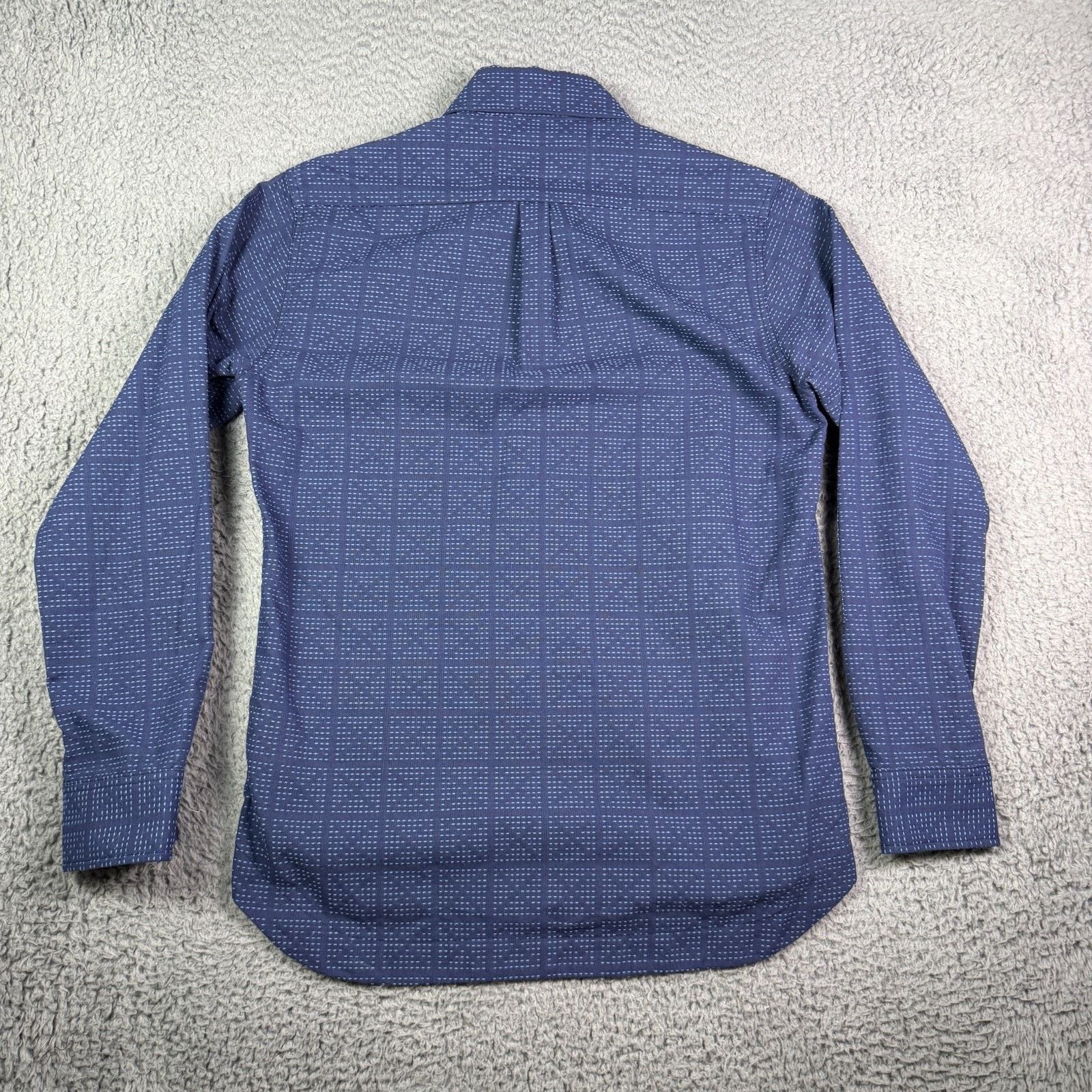 Rogue Territory Rogue Territory Sashiko Oxford Work Shirt Mens S Blue USA Size US S / EU 44-46 / 1 - 6 Thumbnail