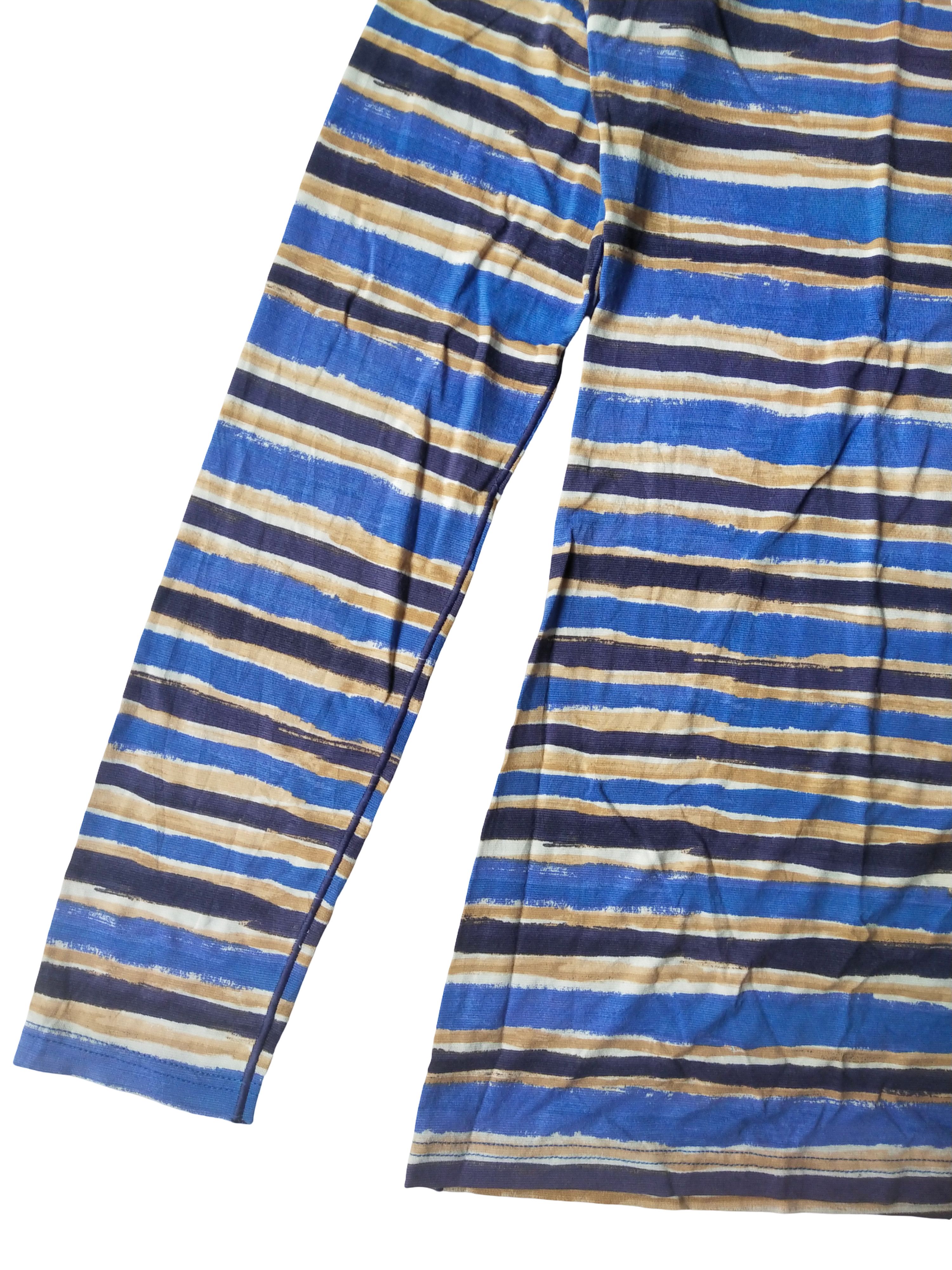 Marni Marni x Uniqlo Heattech Painted Striped Turtleneck Top Size M / US 6-8 / IT 42-44 - 4 Thumbnail