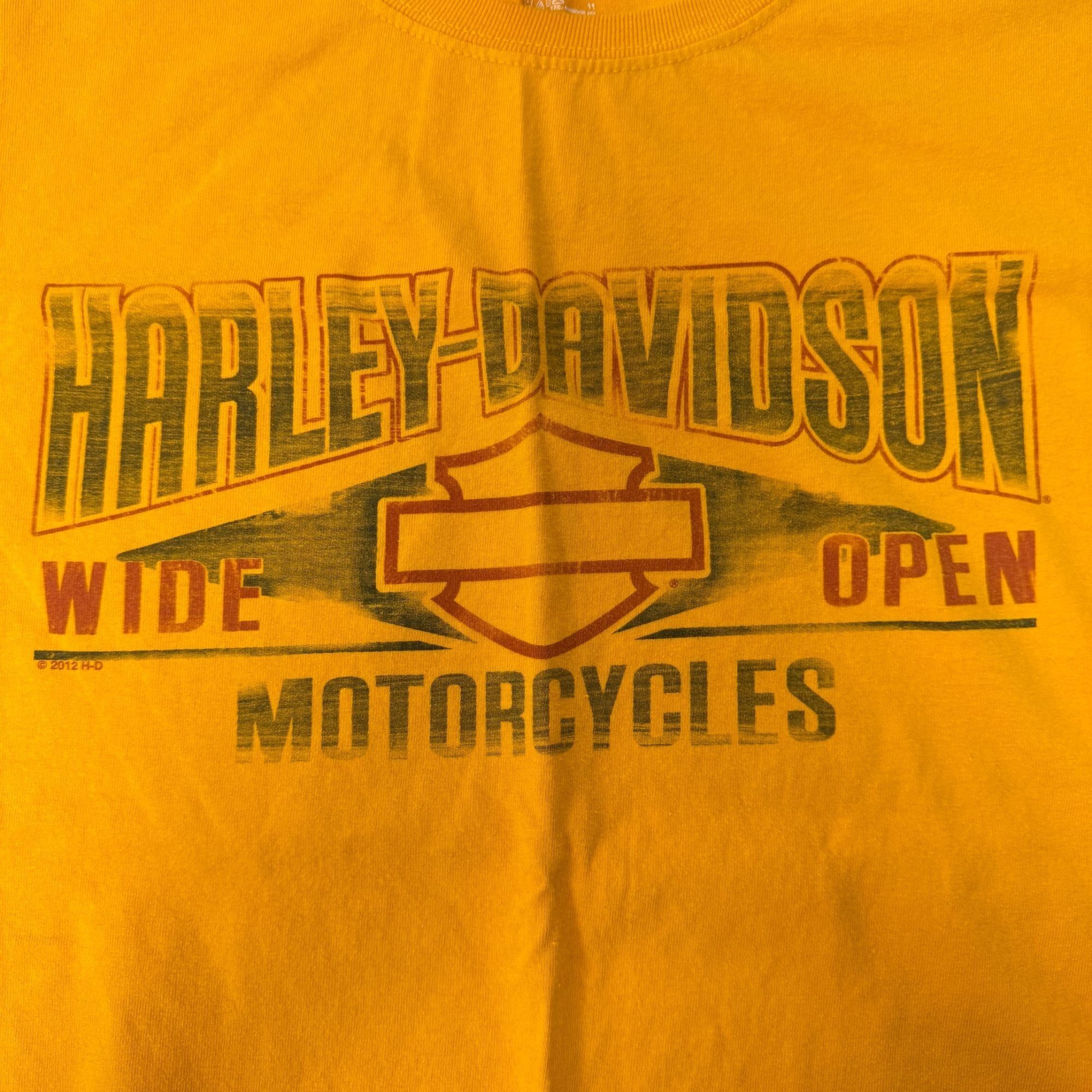 Harley Davidson H-D Motorcycle Chesapeake Maryland Biker SPELLOUT L/S Shirt Size US XL / EU 56 / 4 - 6 Thumbnail