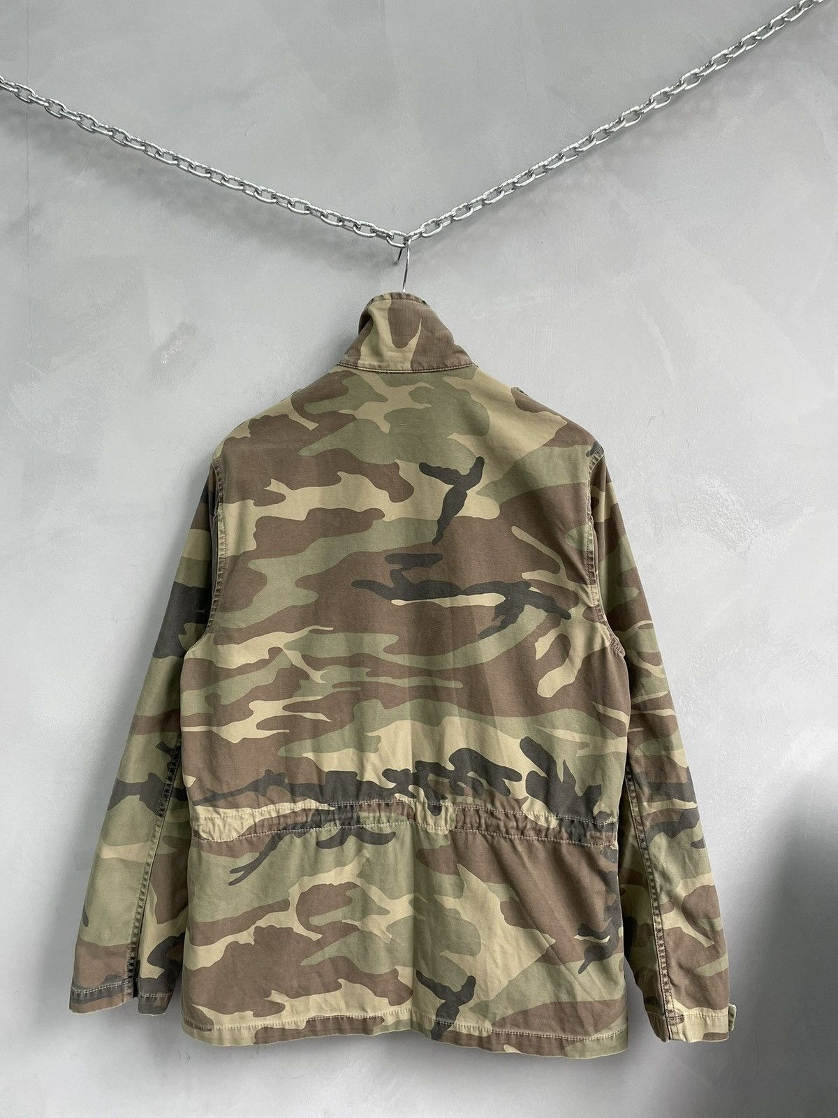 Diesel × Japanese Brand × Junya Watanabe Vintage distressed camo Japan Rags schott style jacket Size US M / EU 48-50 / 2 - 14 Thumbnail