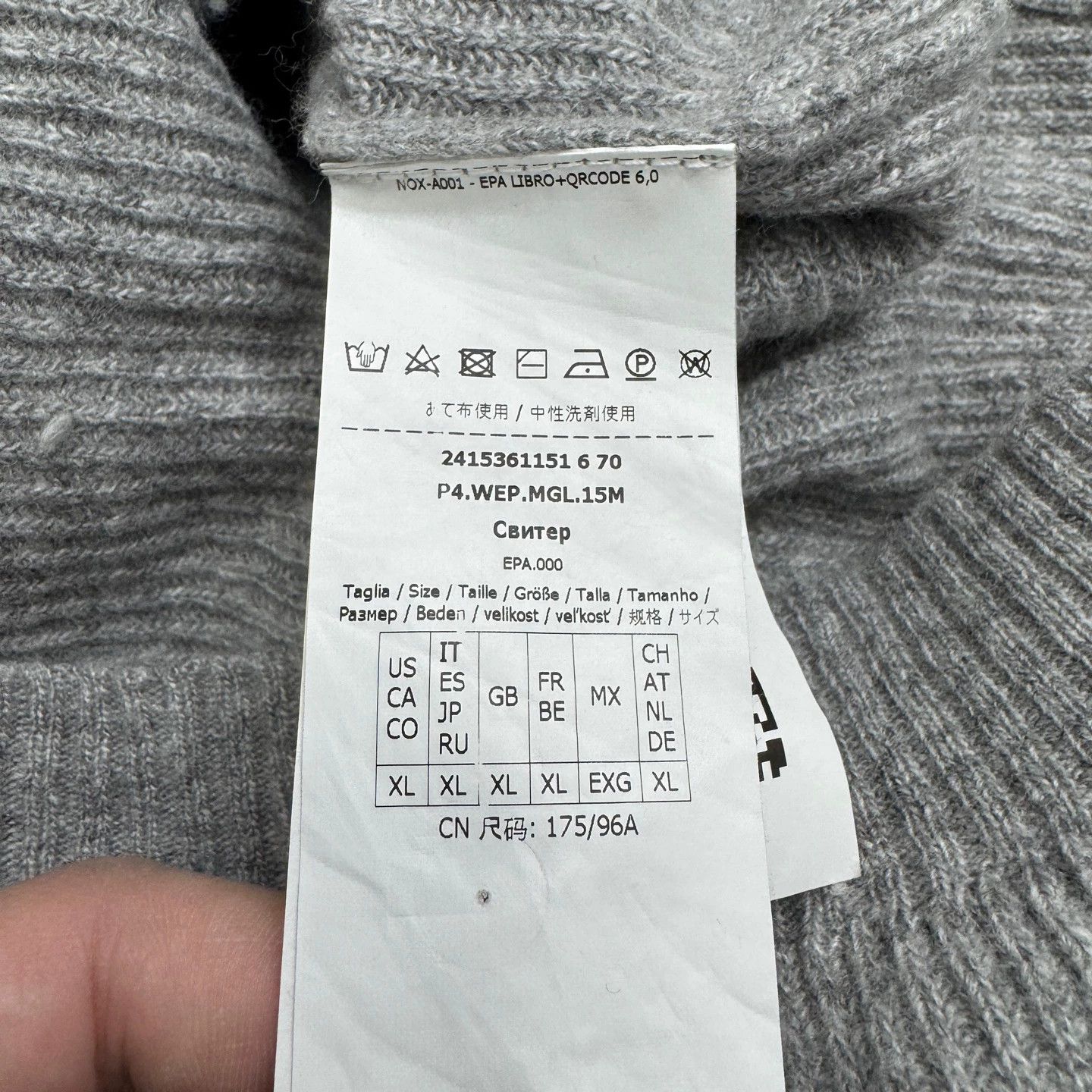 Max Mara MAXMARA wool knit hoodie women's xl 98 new Size XL / US 12-14 / IT 48-50 - 3 Thumbnail