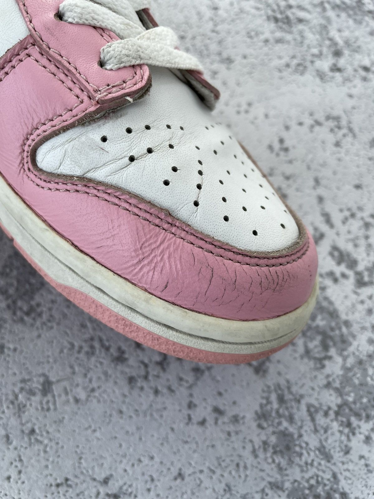 Nike × Vintage Vintage Nike Dunk 2005 Pink Leather Shoes Size US 7.5 / IT 37.5 - 11 Thumbnail
