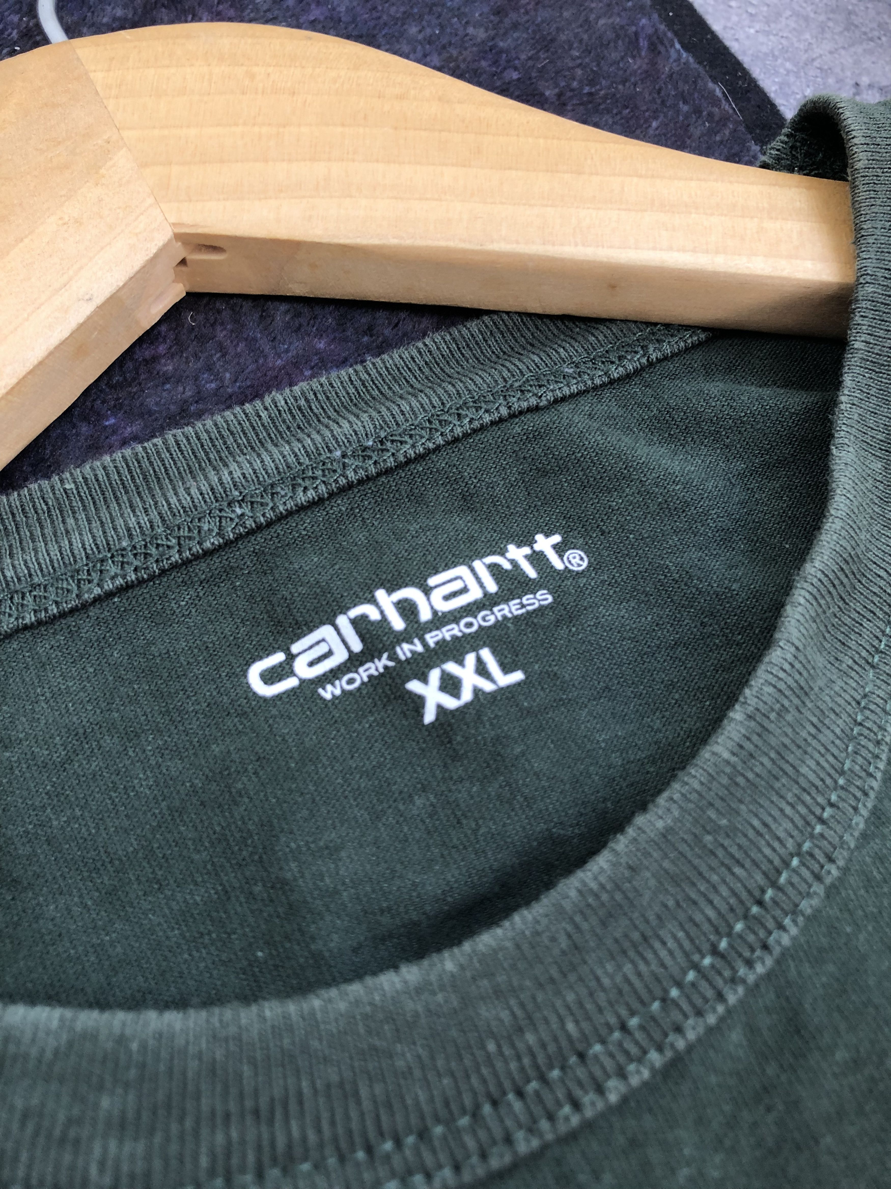 Carhartt CARHARTT Work Mini Duck Logo Streetwear Green Hype Tshirt Size US XXL / EU 58 / 5 - 6 Thumbnail