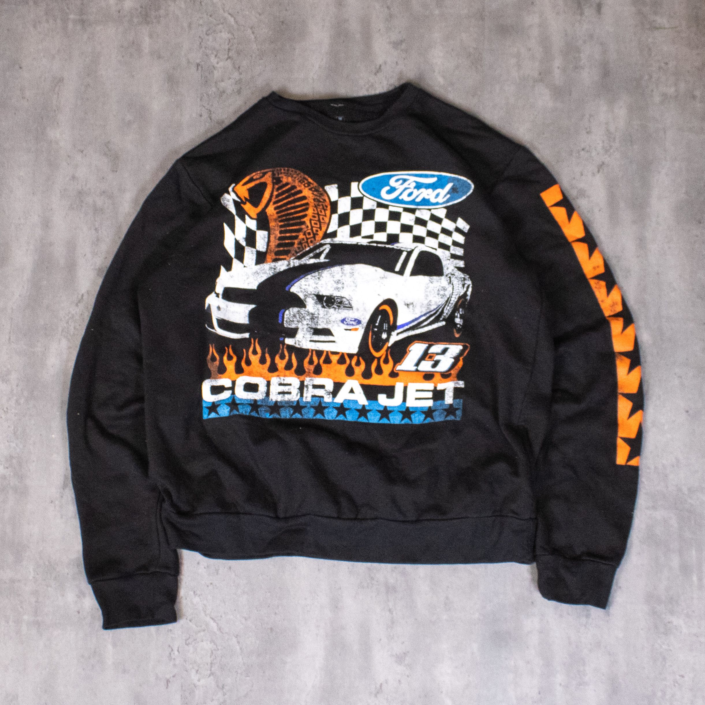 Ford Ford Racing Cobra Jet Vintage Y2K Style Black Crewneck Size US M / EU 48-50 / 2 - 3 Thumbnail