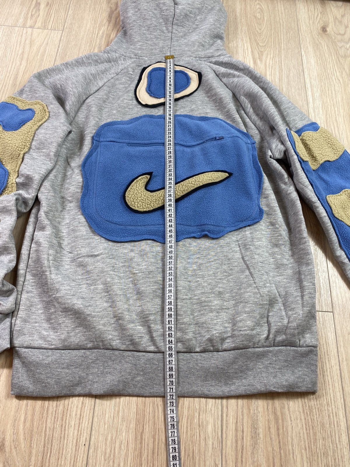 Nike × Vintage Vintage Nike Custom Skelet Center Swoosh Oversize Hoodie Y2K Size US L / EU 52-54 / 3 - 10 Thumbnail