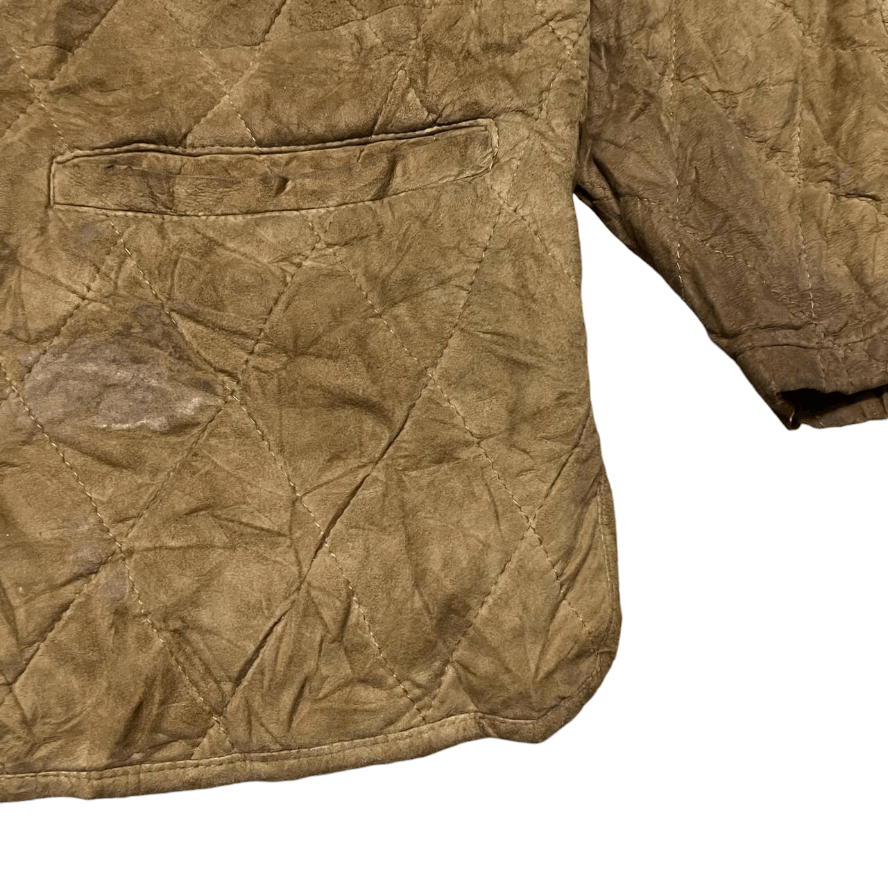 Wilkes Bashford Vintage Wilkes Bashford Quilted Leather Jacket Size US L / EU 52-54 / 3 - 7 Thumbnail