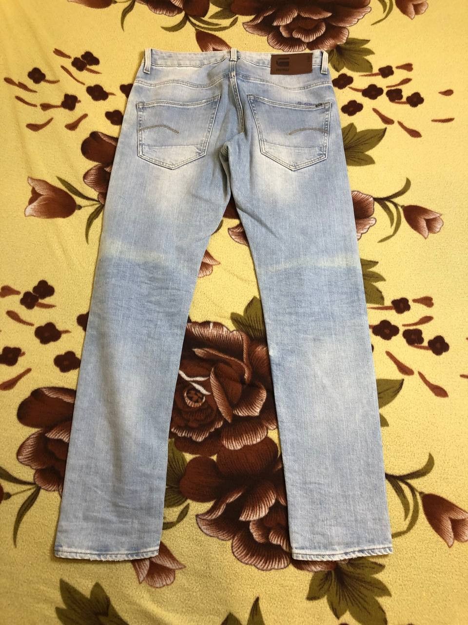 G-Star G-STAR RAW 3301 Slim Jeans Distressed Faded Rare Size US 31 - 23 Thumbnail
