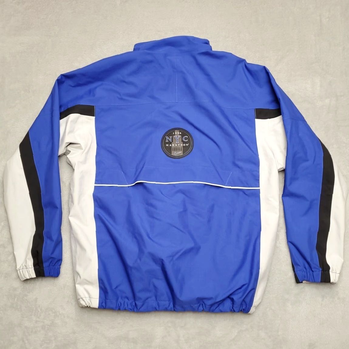 Nike VINTAGE Nike Jacket Mens XL Blue Storm Fit Windbreaker 1996 NYC Marathon 90s y2k Size US XL / EU 56 / 4 - 6 Thumbnail