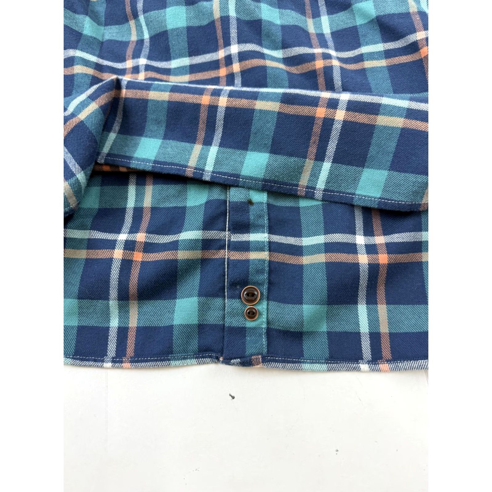 Vintage L.L. Bean Shirt Mens Large Blue Plaid Flannel Long Sleeve Button Front Casual Size US L / EU 52-54 / 3 - 7 Thumbnail