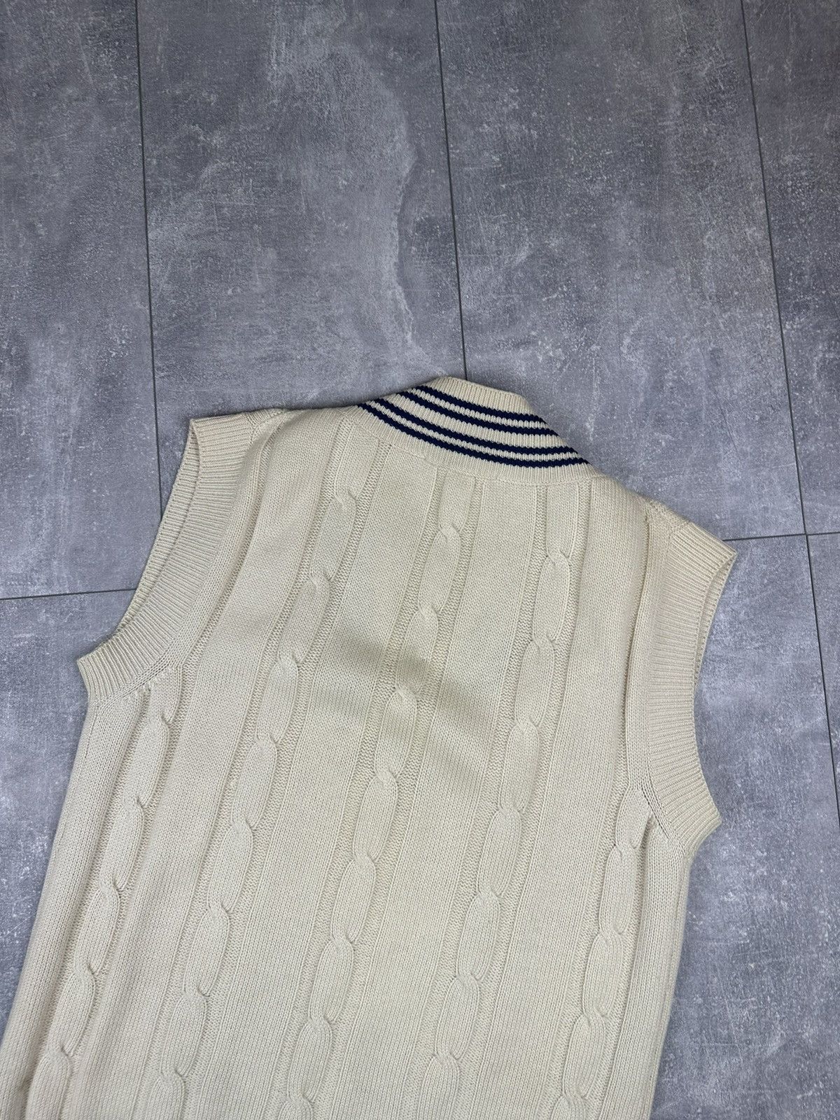 Jil Sander Jil Sander Men Knitted West Sweater Luxury Small Logo Size US XL / EU 56 / 4 - 16 Thumbnail