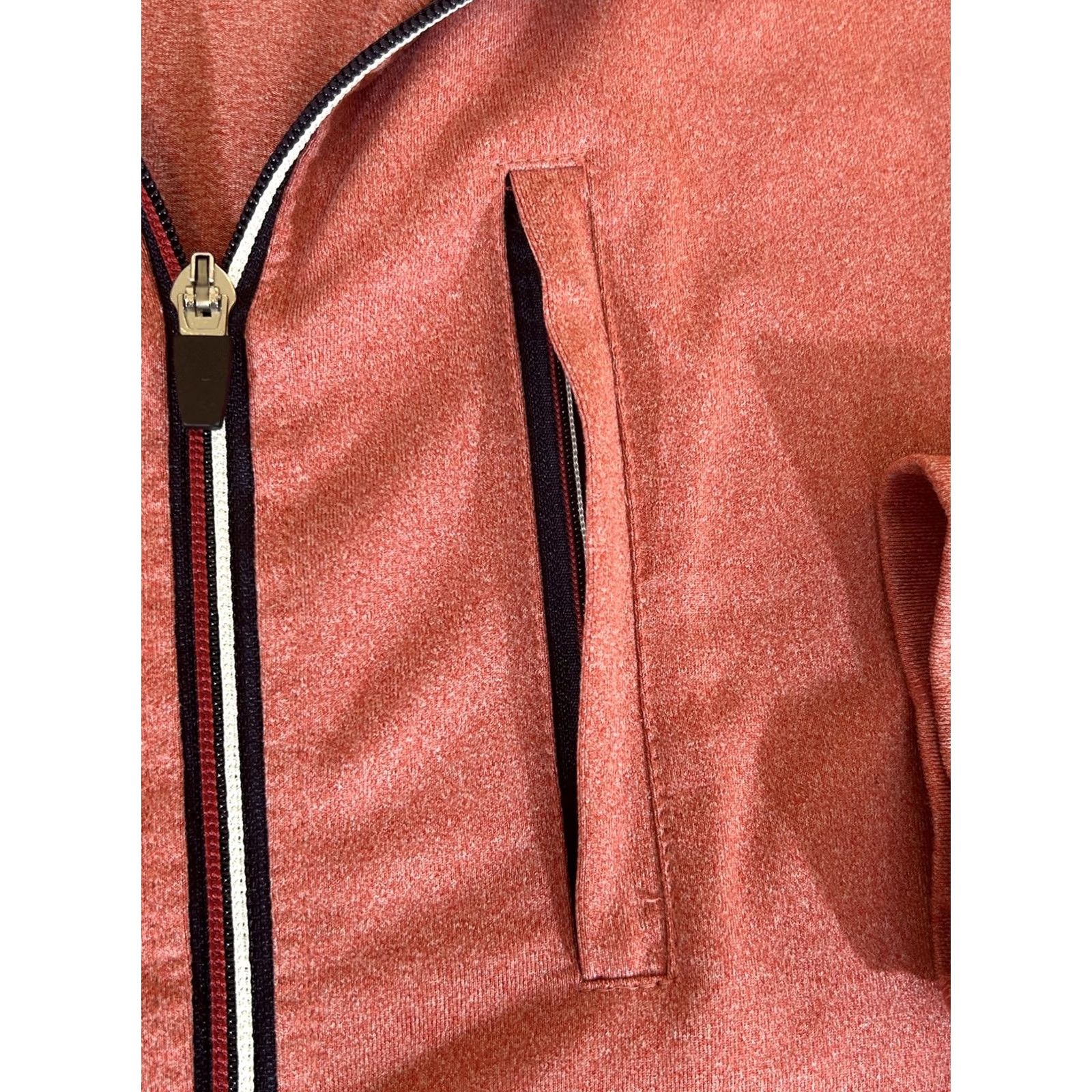 UNTUCKit UNTUCKit Mens Jacket M Red Track Zip Lightweight Performance Casual Stretch Full Zip Size US M / EU 48-50 / 2 - 2 Thumbnail