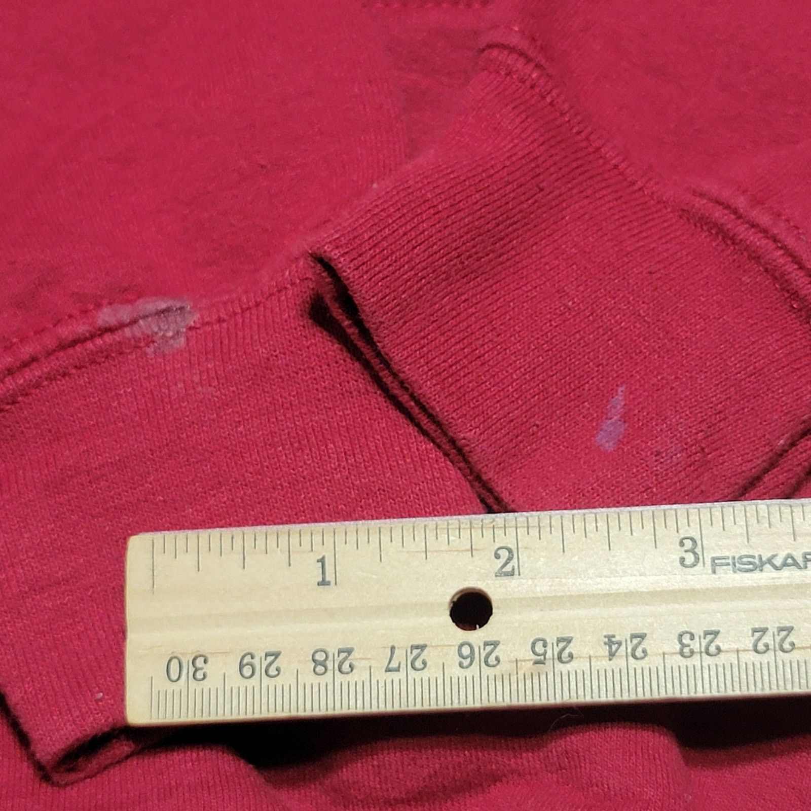 Gildan Wednesday LS Burgundy Hoodie (Gildan) - Size XS Size XS / US 0-2 / IT 36-38 - 6 Thumbnail