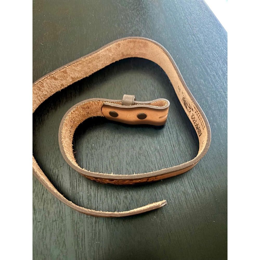 Designer Dakota Belt Co Leather Belt - 30 inch Size ONE SIZE - 4 Thumbnail