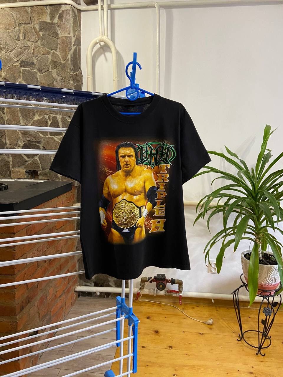 WWE Vintage WWE WWF Tripleh Big Print T-Shirt Size US M / EU 48-50 / 2 - 1 Thumbnail