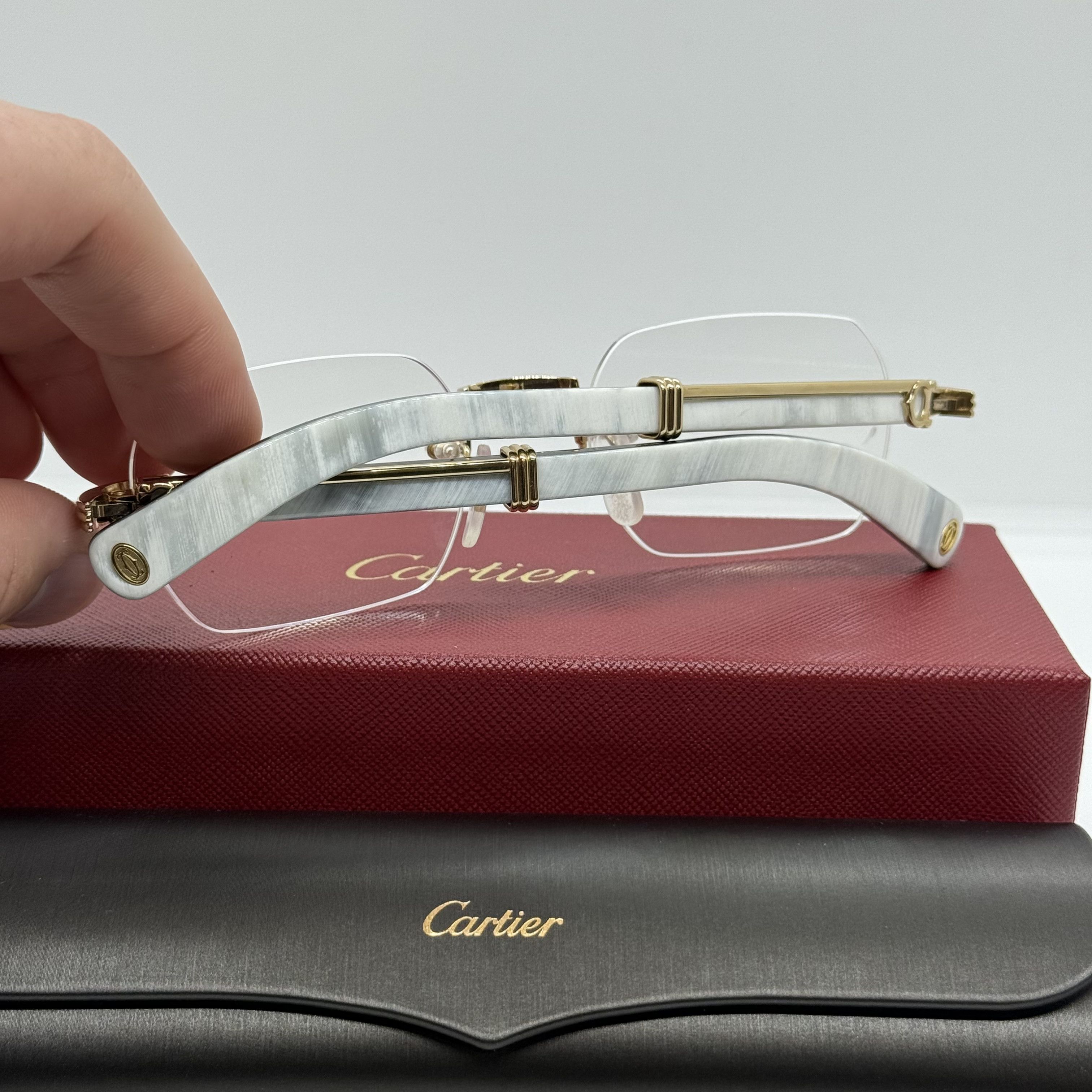 Cartier Cartier Gold Horn Glasses Size ONE SIZE - 7 Thumbnail
