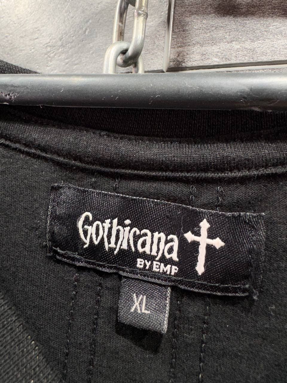 Other Gothicana EMP Gothic Shredded Punk T-Shirt Pentagram Size US XL / EU 56 / 4 - 11 Thumbnail