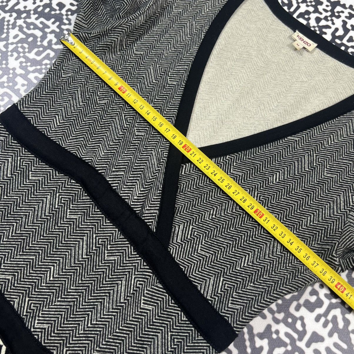Kenzo Vintage Y2K Kenzo Paris Abstract Print Luxury Mini Dress Size M / US 6-8 / IT 42-44 - 24 Thumbnail