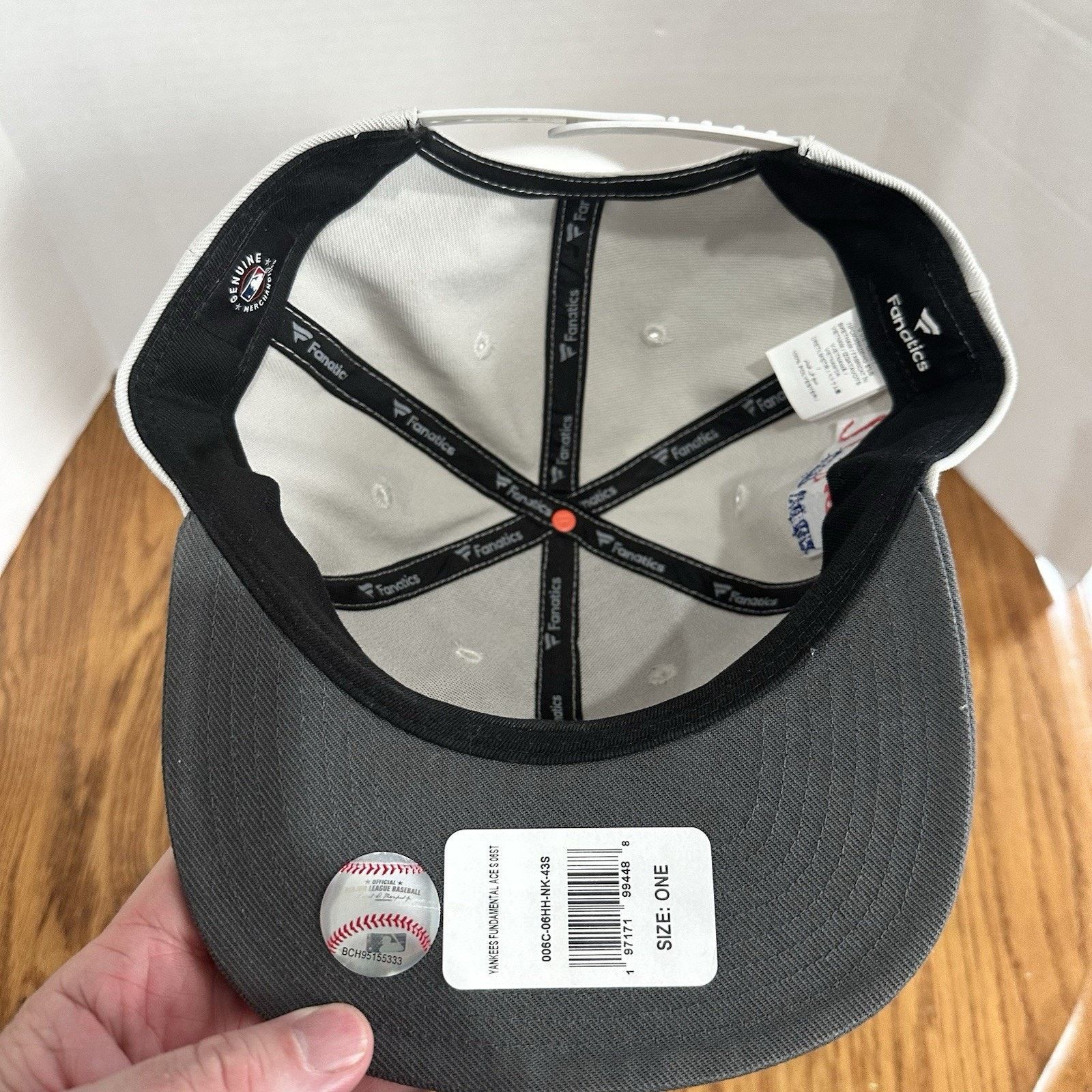 MLB New York Yankees Fanatics Snapback Adjustable One Size Hat Size ONE SIZE - 5 Thumbnail