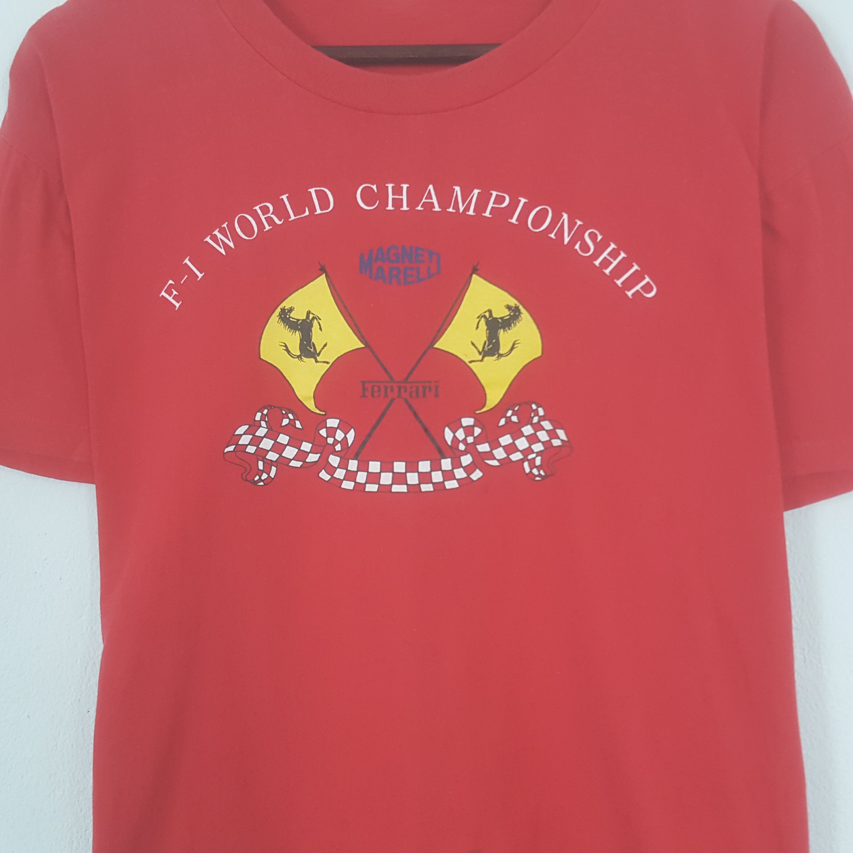 Ferrari × Vintage Vintage Ferrari Racing Car Tshirt Size US L / EU 52-54 / 3 - 2 Thumbnail
