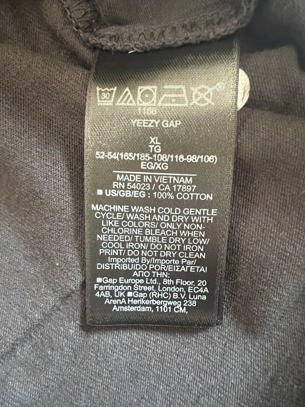 Gap × Kanye West Yeezy Gap Blank Tee Size US XL / EU 56 / 4 - 3 Thumbnail