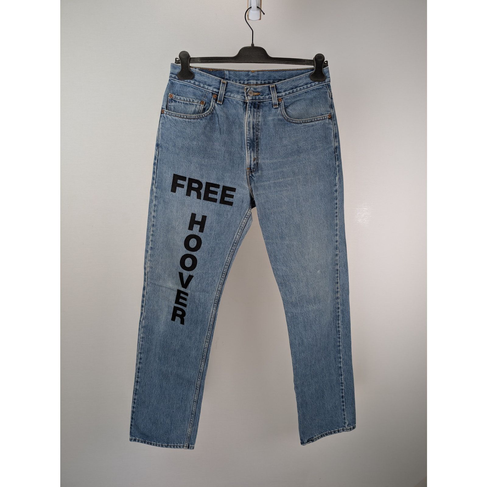 Levi's o1rshd1 Free Hoover Regular Fit Straight Leg Denim Jeans Size US 34 / EU 50 - 2 Thumbnail