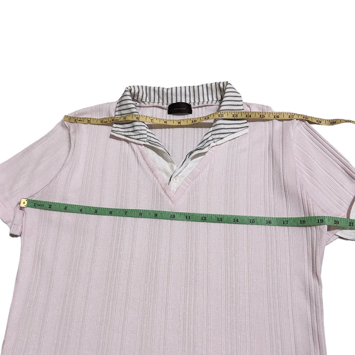Issey Miyake × Japanese Brand × Tete Homme 1990s Tete Homme - Pink Top Size US M / EU 48-50 / 2 - 7 Thumbnail