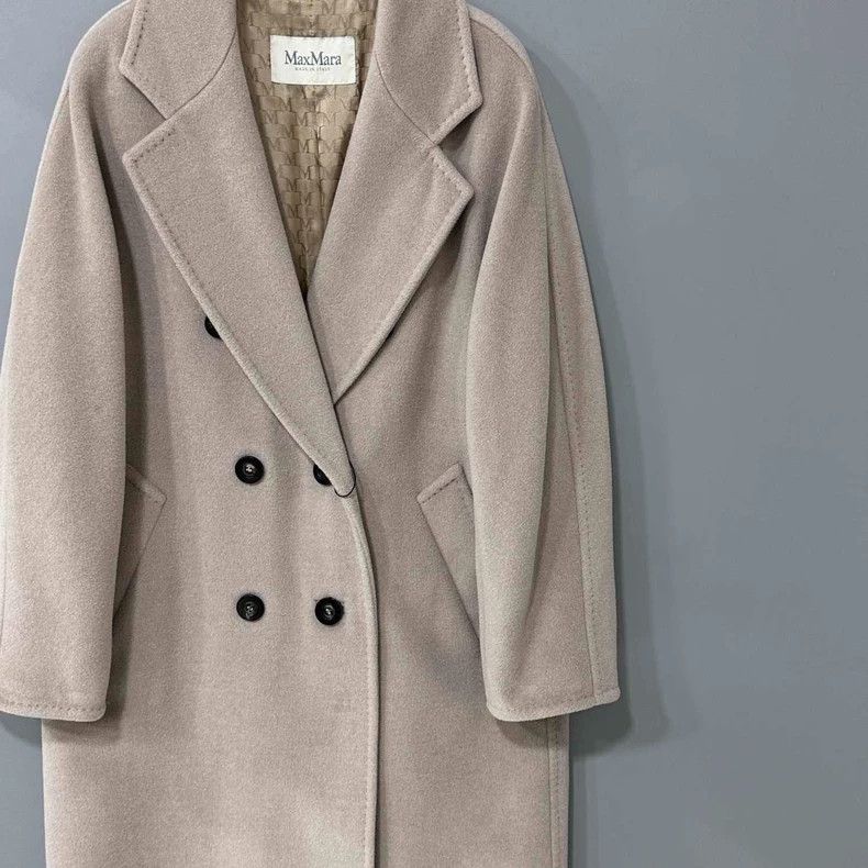 Max Mara Max Mara 101801 double-breasted coat Size L / US 10 / IT 46 - 2 Thumbnail