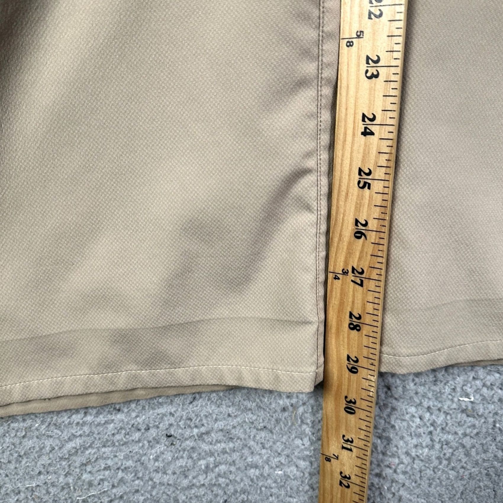 Under Armour Under Armour Pants Men 38X30 Beige Flat Front Logo Pockets Casual Golfing Regular Fit Cotton Blend Microfiber Chinos Size US 38 / EU 54 - 2 Thumbnail