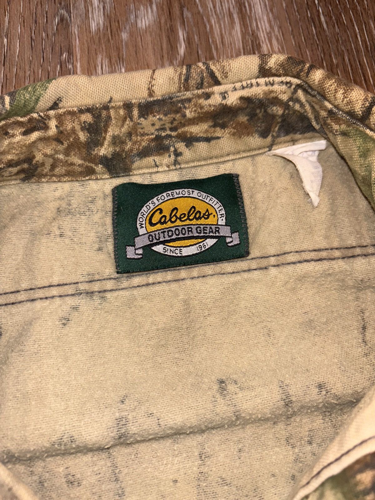 Cabelas Vintage Camouflage Button Up Size US L / EU 52-54 / 3 - 5 Thumbnail