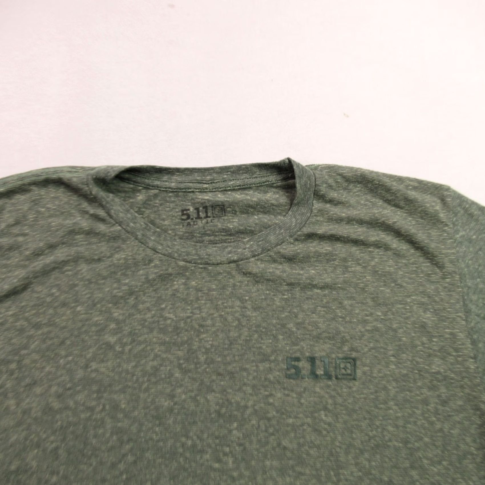 Vintage 5.11 Shirt Mens Large Short Sleeve Crew Neck Outdoors Lightweight Green Casual Size US L / EU 52-54 / 3 - 2 Thumbnail