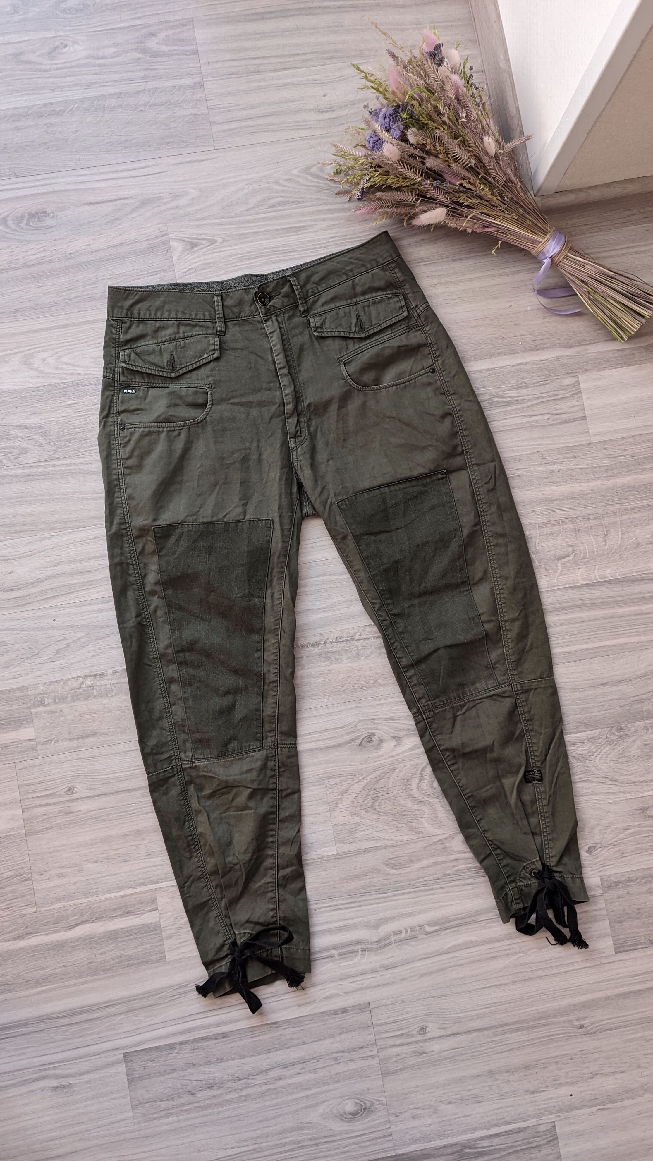 G-Star × If Six Was Nine × Le Grande Bleu (L.G.B.) G-Star Raw army radar strap loose taperered military pants Size 26" / US 2 / IT 38 - 1 Thumbnail