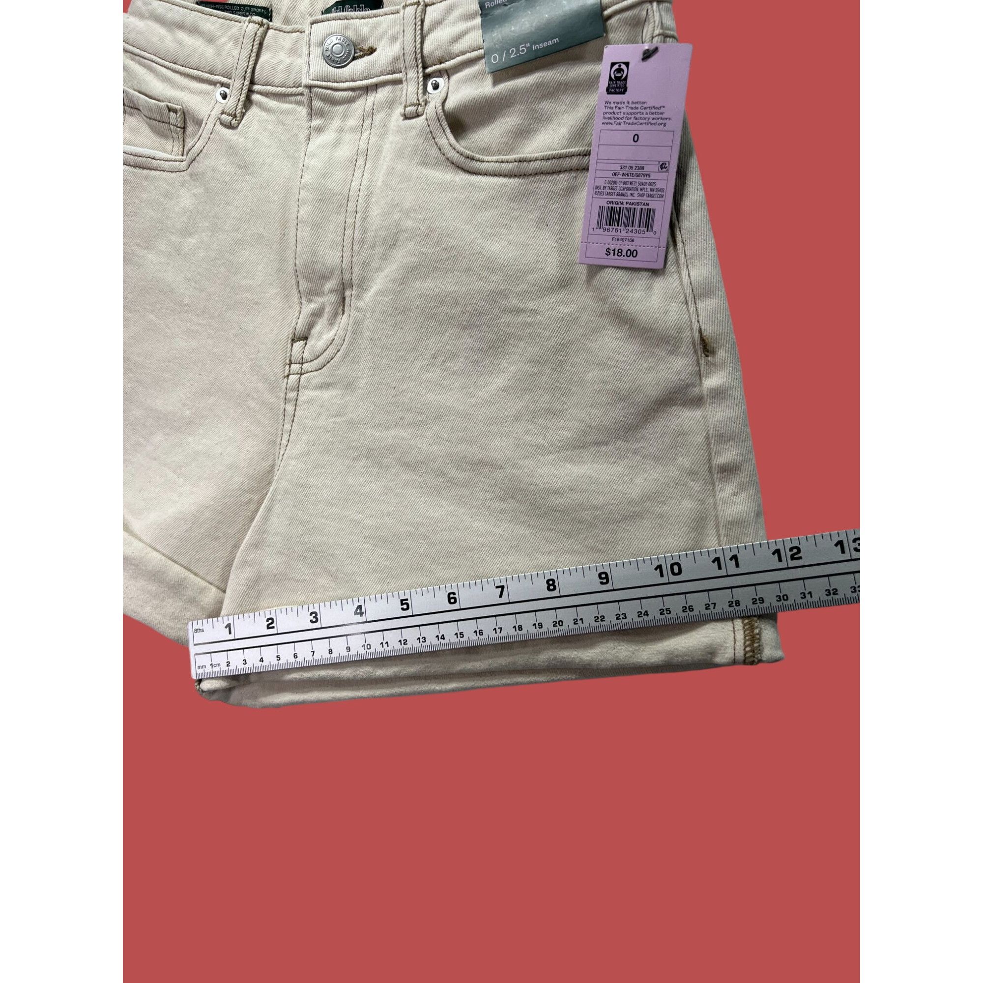 Other Wild Fable - Women's Super-High Rise Curvy Rolled Cuff Jean Size 25" / US 0 / IT 36 - 6 Thumbnail