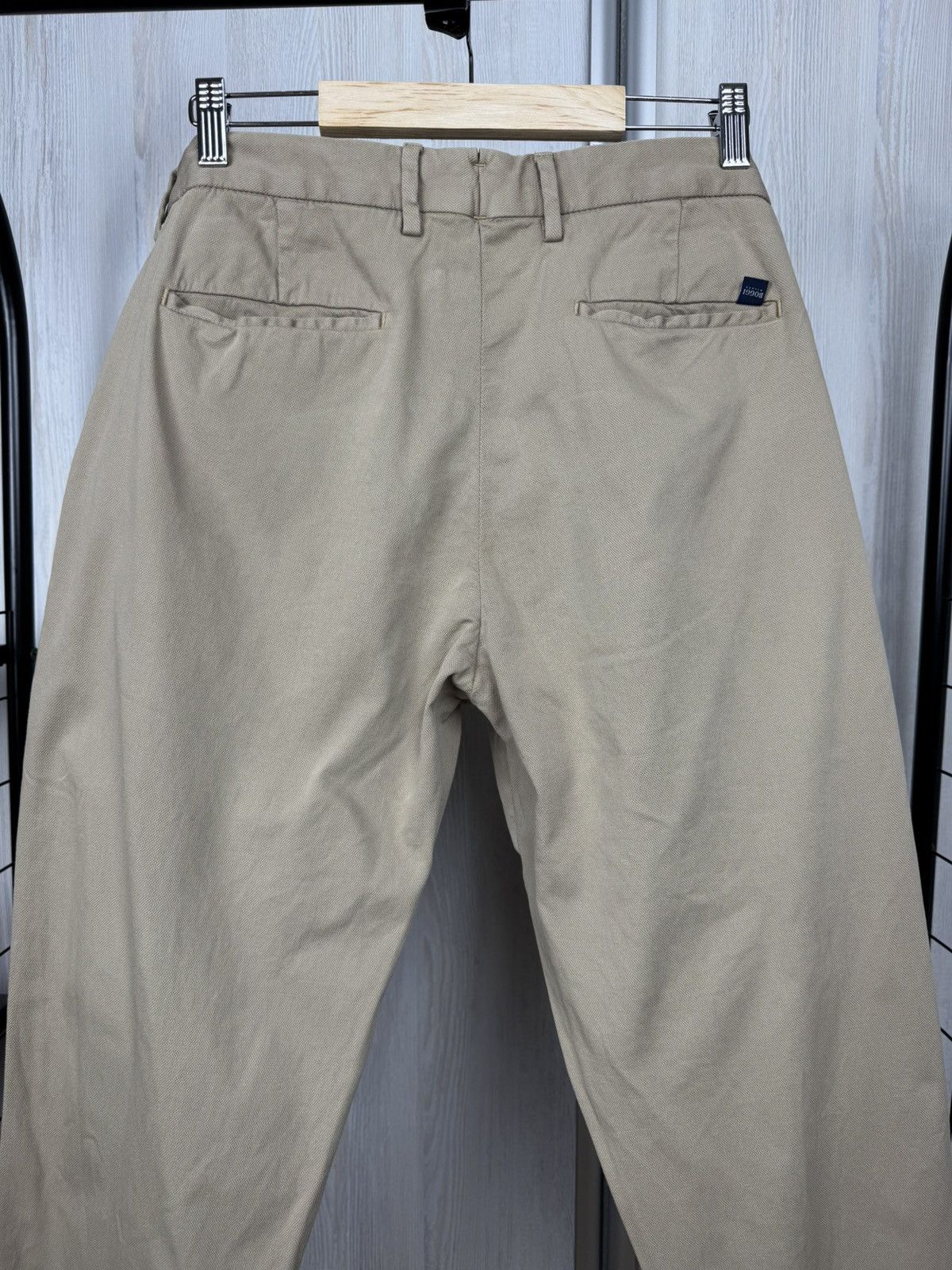 Boggi Boggi Milano beige classic pattern chinos casual pants Size US 34 / EU 50 - 7 Thumbnail
