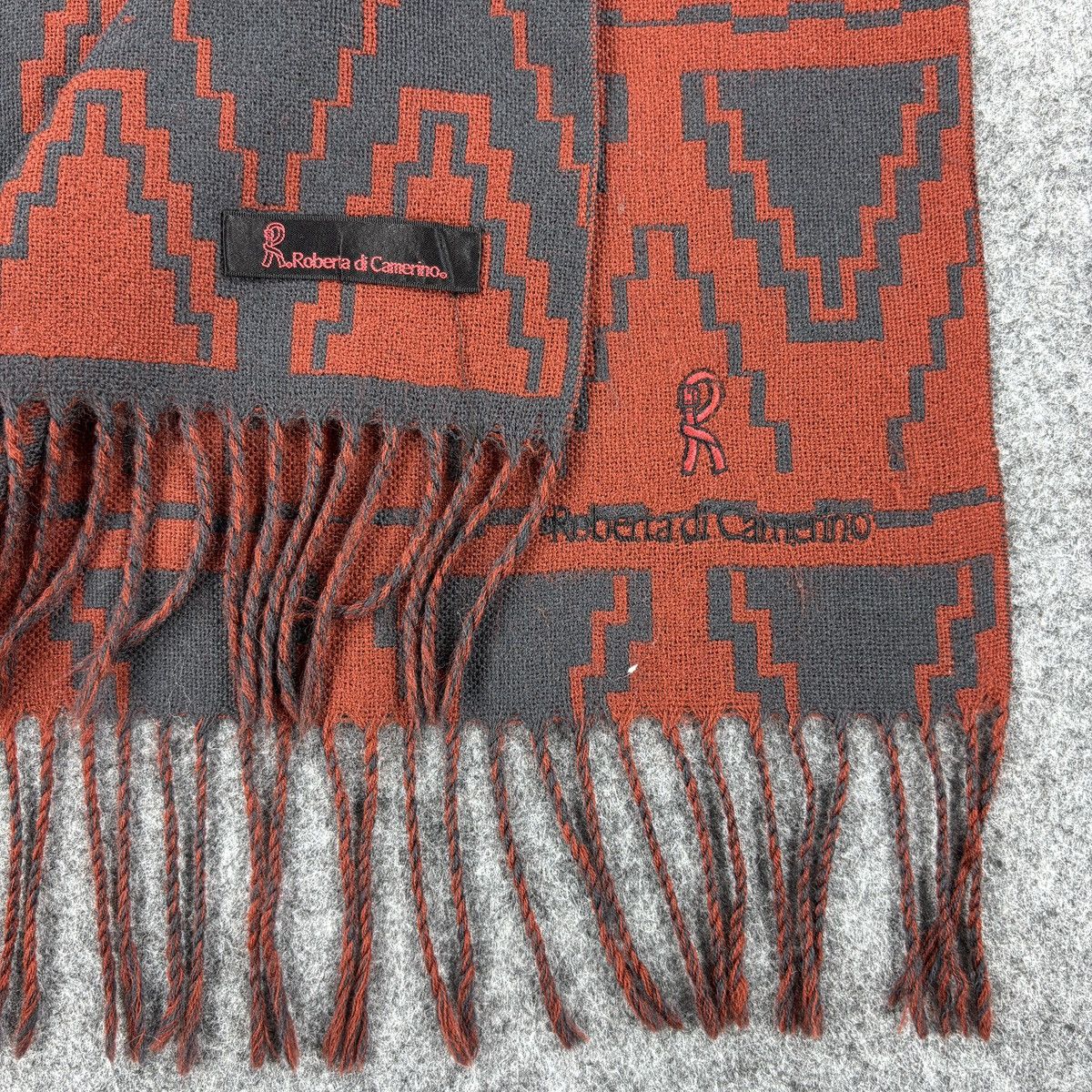 Roberta di Camerino × Vintage Roberta Di Camerino Scarf # D723 # Muffler # Neckwear Size ONE SIZE - 3 Thumbnail