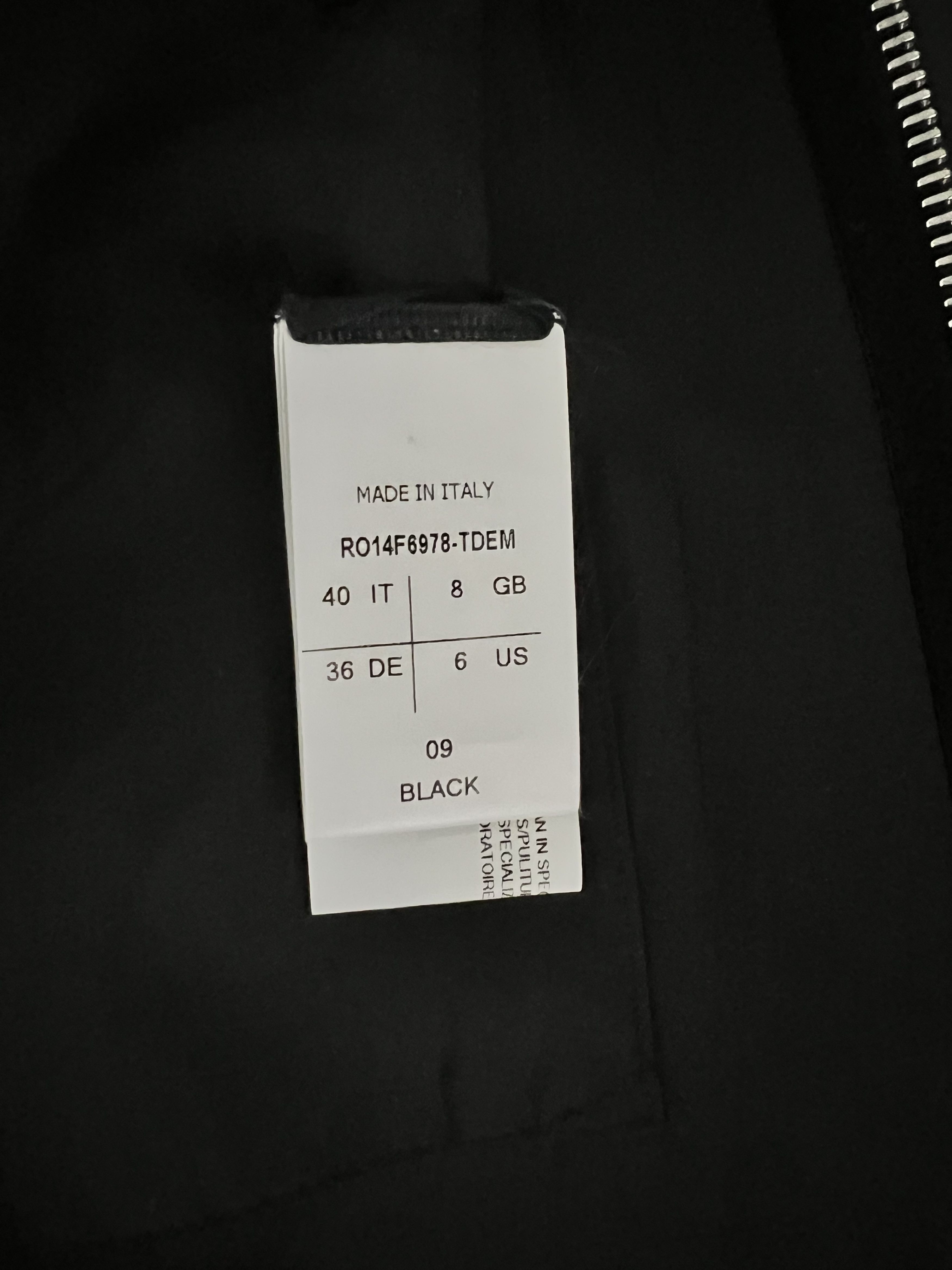 Rick Owens Runway MOODY FW14 Cashmere Embroidered Size US XXS / EU 40 - 14 Thumbnail