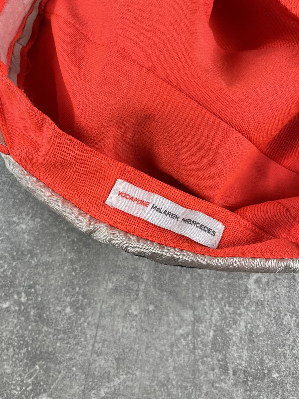 Mercedes-Benz Vodafone McLaren Mercedes Formula 1 Cap 00s Red Racing Hat Size ONE SIZE - 6 Thumbnail