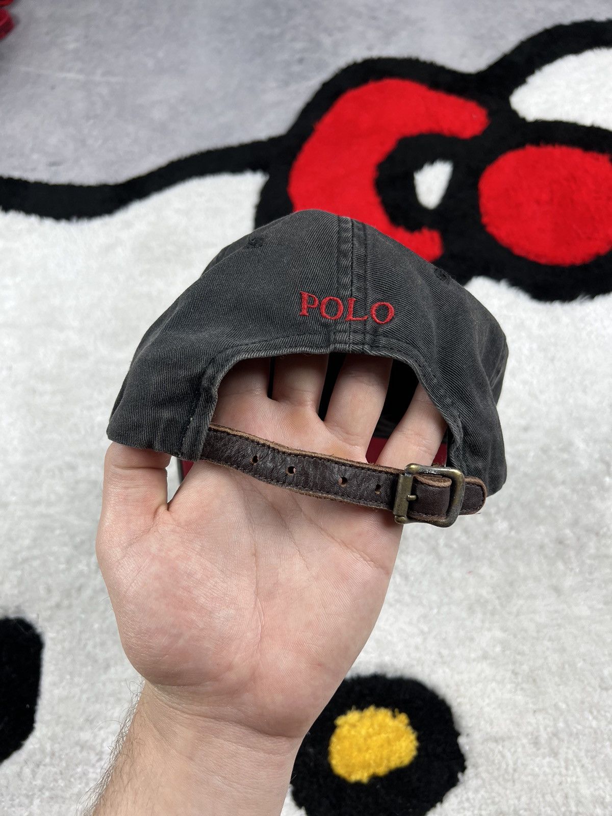 Ralph Lauren Vintage Polo Ralph Lauren Embroidered Logo Faded Y2K Cap Hat Size ONE SIZE - 5 Thumbnail