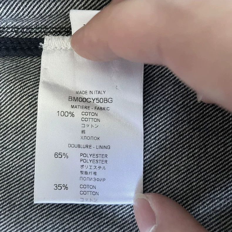 Givenchy Givenchy White logo denim washed lapel jacket / X size Size US XL / EU 56 / 4 - 7 Thumbnail
