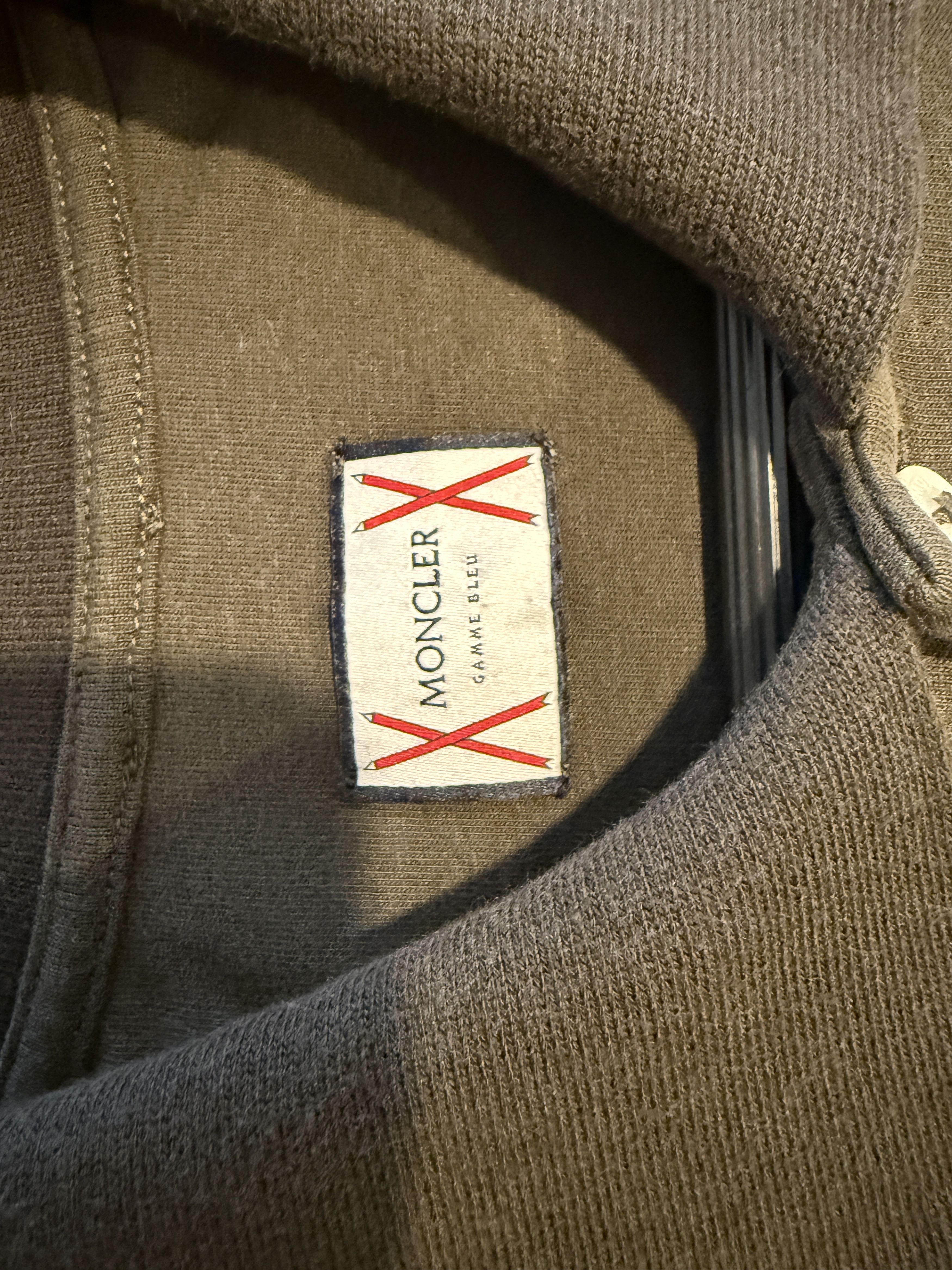 Moncler Gamme Bleu Moncler Olive color Stripe Accent Polo Size US XL / EU 56 / 4 - 3 Thumbnail
