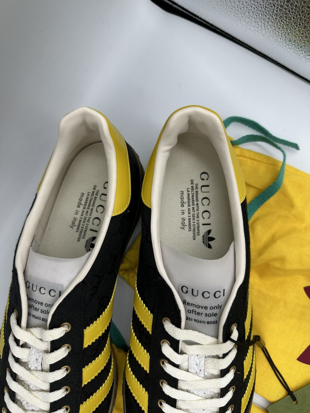 Adidas × Gucci Gucci x Adidas Samba Size US 12.5 / EU 45-46 - 9 Thumbnail