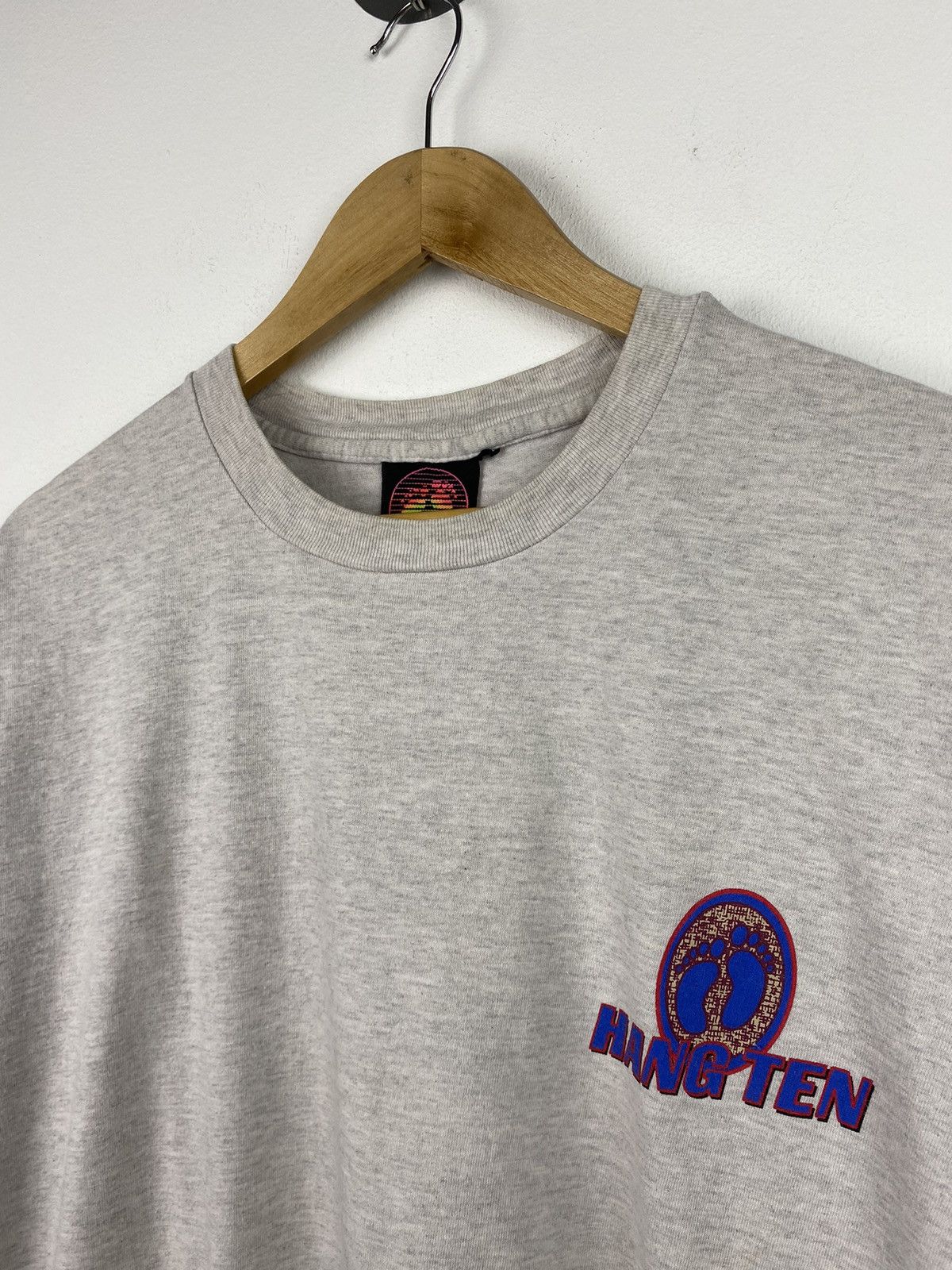 Hang Ten × Vintage Vintage 90s Hang Ten T-shirt Size US L / EU 52-54 / 3 - 4 Thumbnail