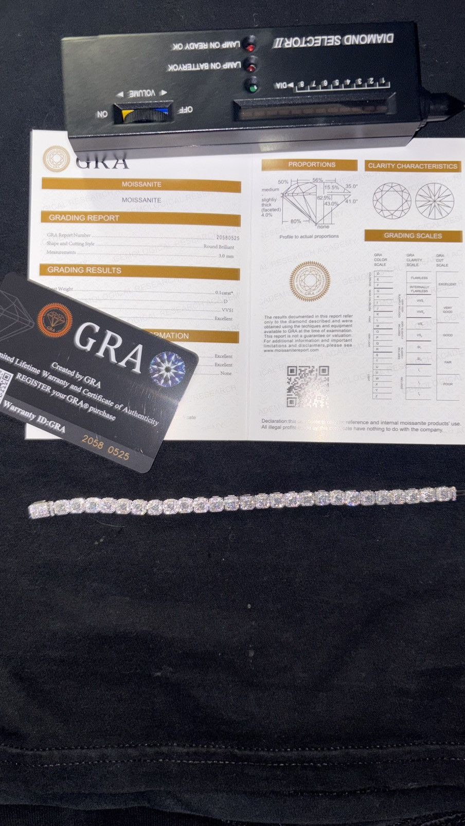 Other Diamond halo bracelet Size ONE SIZE - 2 Thumbnail