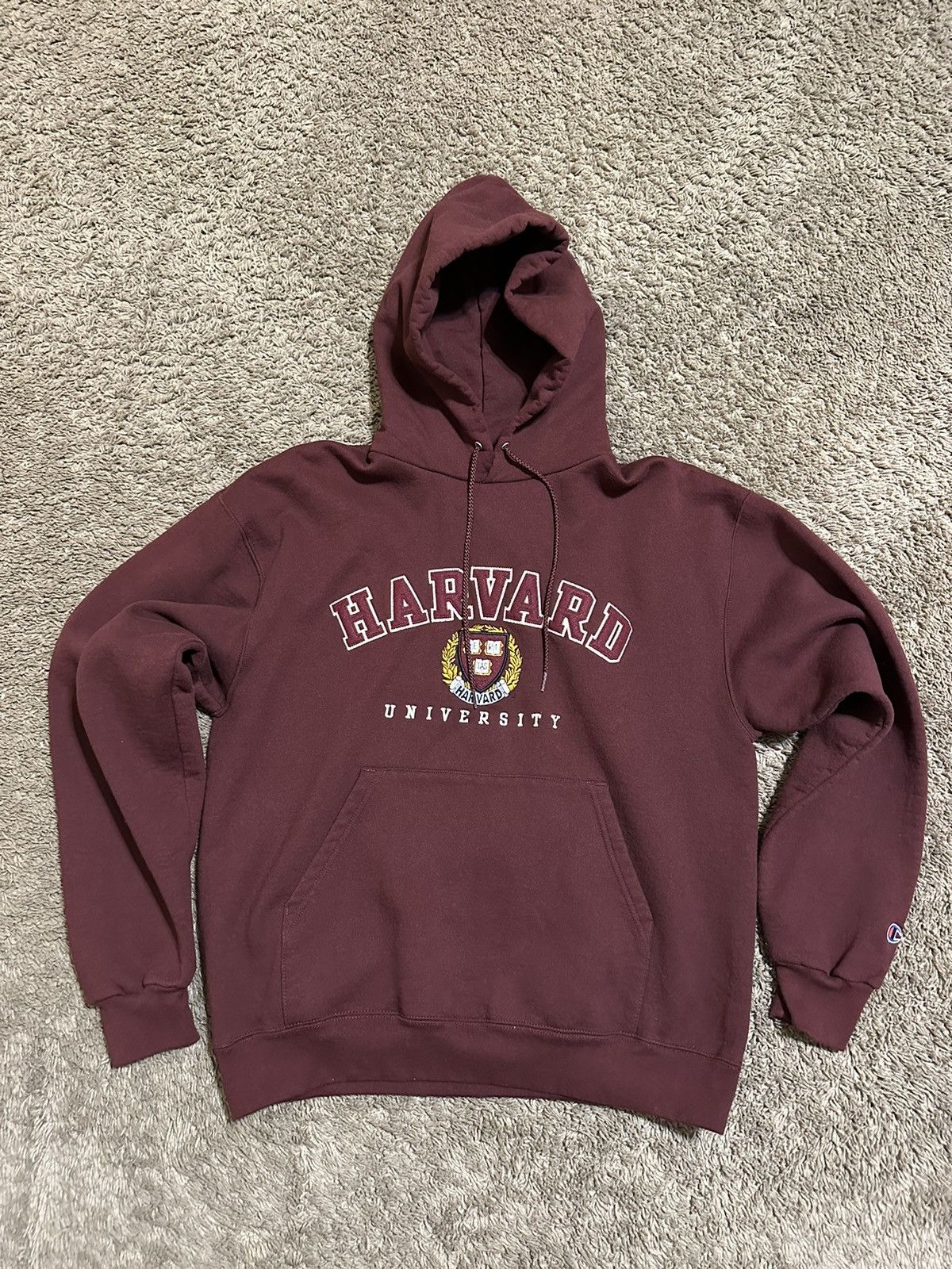 NCAA × Vintage Vintage Champion NCAA Harvard hoodie 00: size large Size US L / EU 52-54 / 3 - 1 Thumbnail