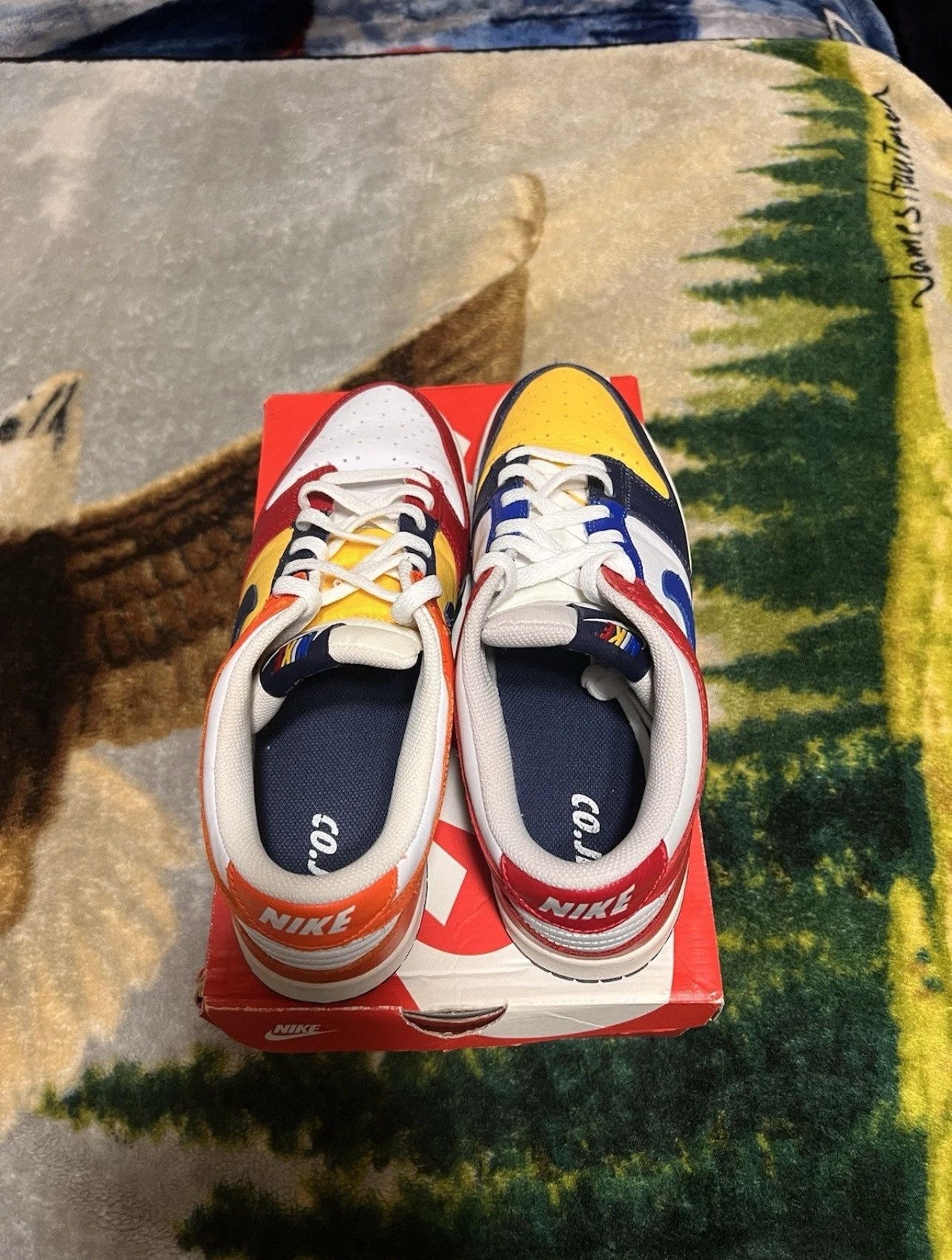 Nike Nike Dunk Low Co.jp ‘What The’ 2017 Size US 10 / EU 43 - 2 Thumbnail