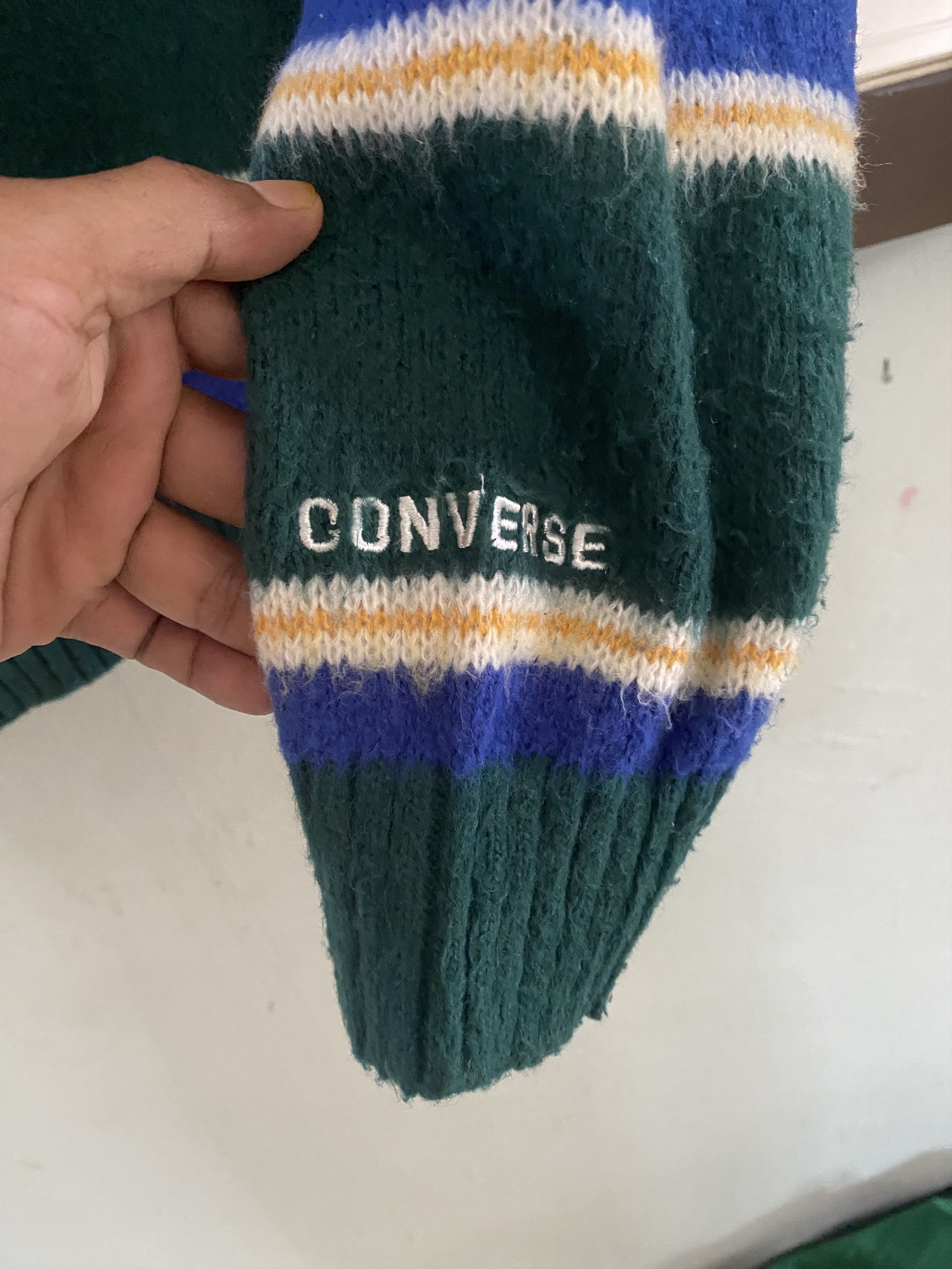 Converse Vintage Converse Knitwear M/L Size Sweater Size US M / EU 48-50 / 2 - 3 Thumbnail