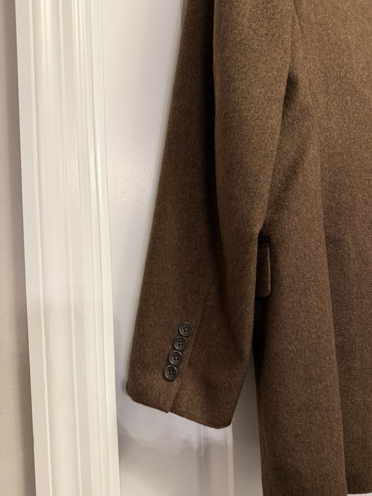 Coppley Coppley 100% Cashmere Brown Blazer-Luxury Sport Coat Size 42R - 3 Thumbnail