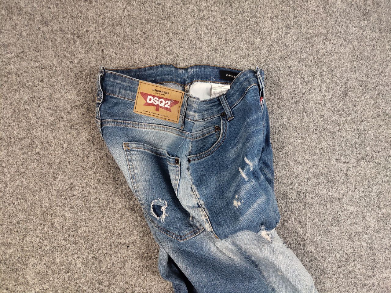 Dsquared2 Vintage 90s Dsquared2 authentic Distressed Paint Denim Jeans Size US 32 / EU 48 - 15 Thumbnail