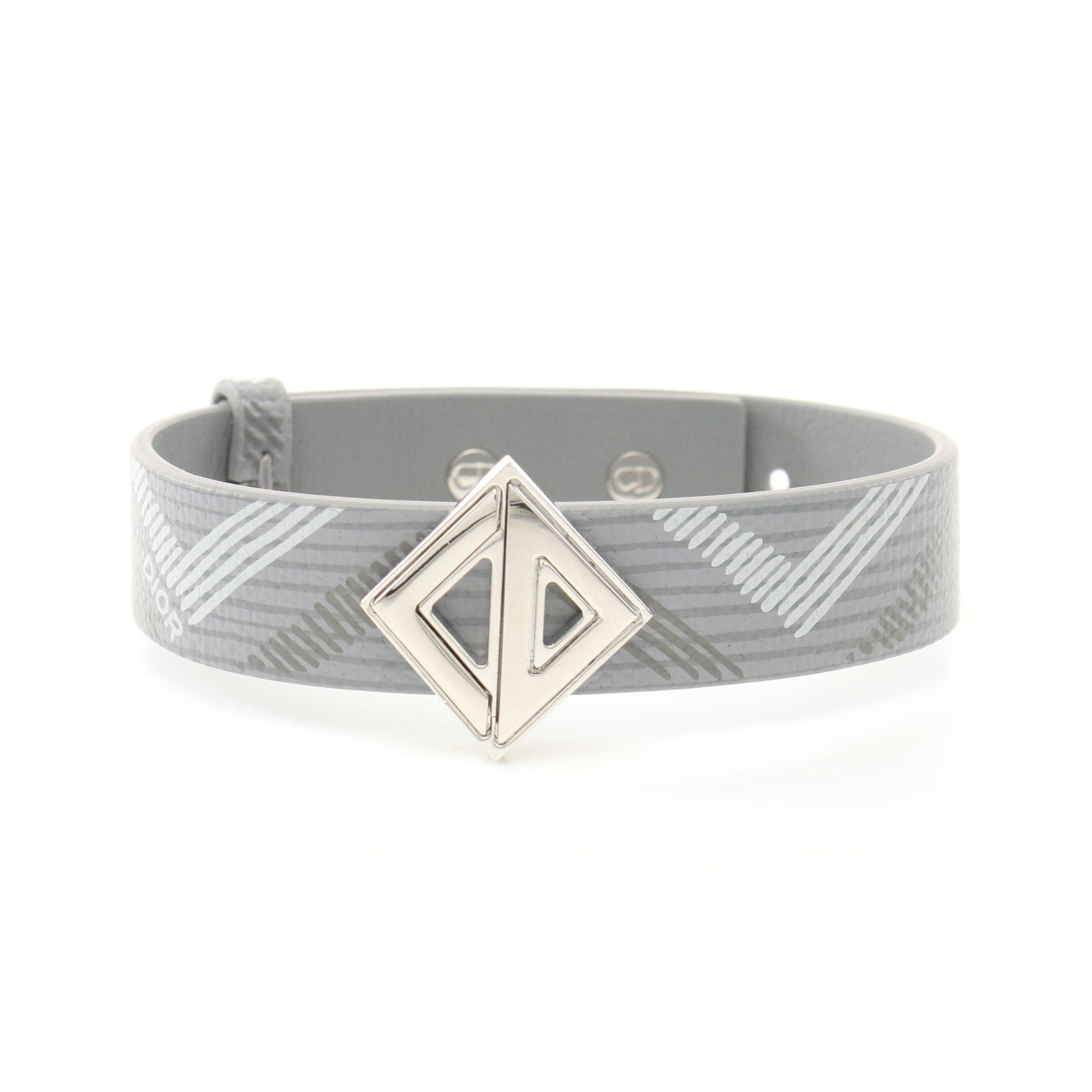 Dior Dior Cd Diamond Bracelet Gray Silver Size ONE SIZE - 1 Thumbnail